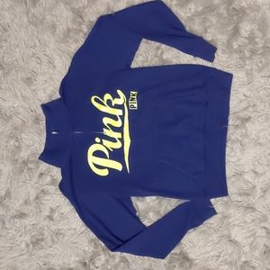 Victoria's Secret Pink 3/4 Zip Hoodie